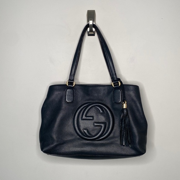 Gucci Handbags - Gucci Soho 2 Way Calf Leather Shoulder Tote Bag